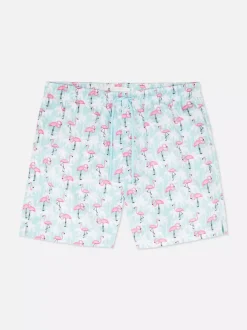 Primark Stroje Kąpielowe I Plażowe<Szorty kąpielowe we flamingi ze sznurkiem w talii