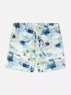 Primark Stroje Kąpielowe I Plażowe<Szorty kąpielowe ze sznurkiem w akwarelowe kwiaty