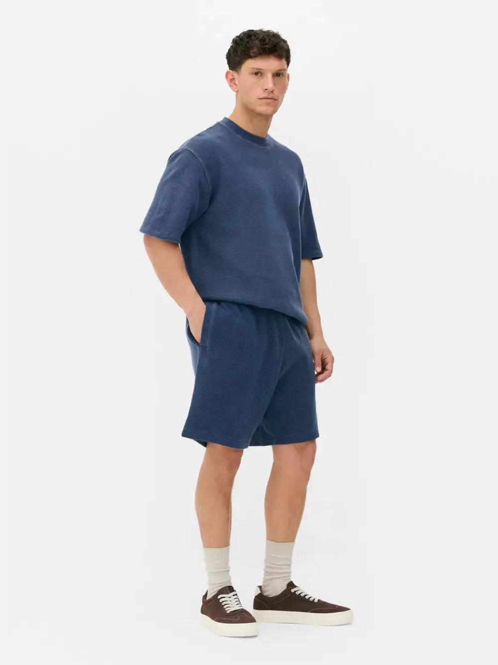 Primark Szorty<Szorty oversize o waflowej fakturze