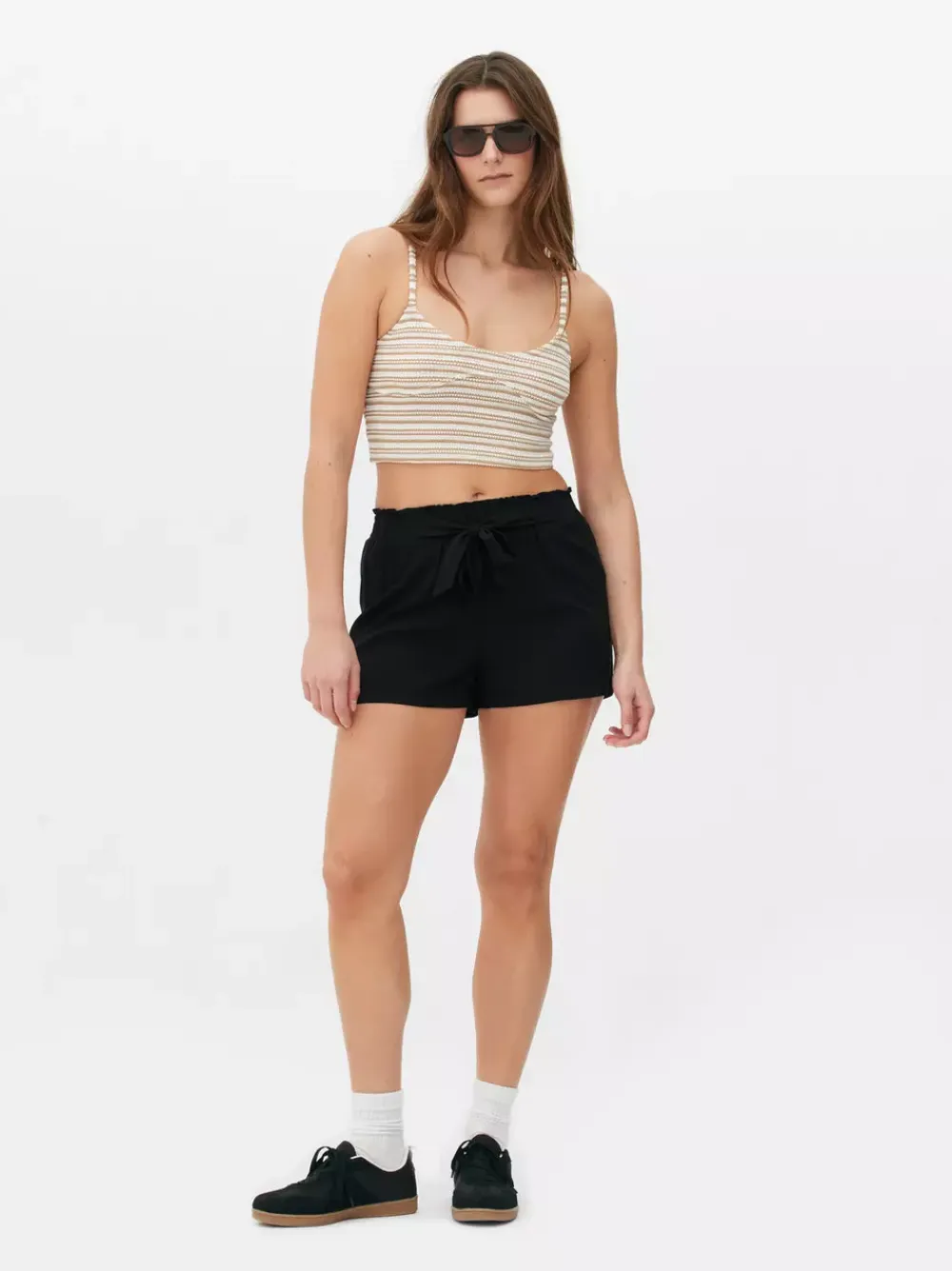 Primark Szorty<Szorty wiązane w pasie o luźnym kroju