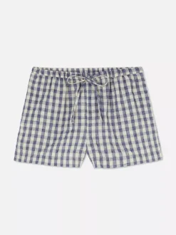Primark Szorty<Szorty w kratę vichy ze sznurkiem w pasie