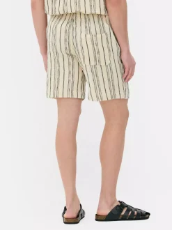 Primark Szorty<Szorty w paski ze sznurkiem w talii