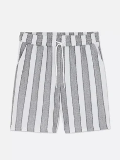 Primark Piżamy<Szorty w paski ze sznurkiem w talii