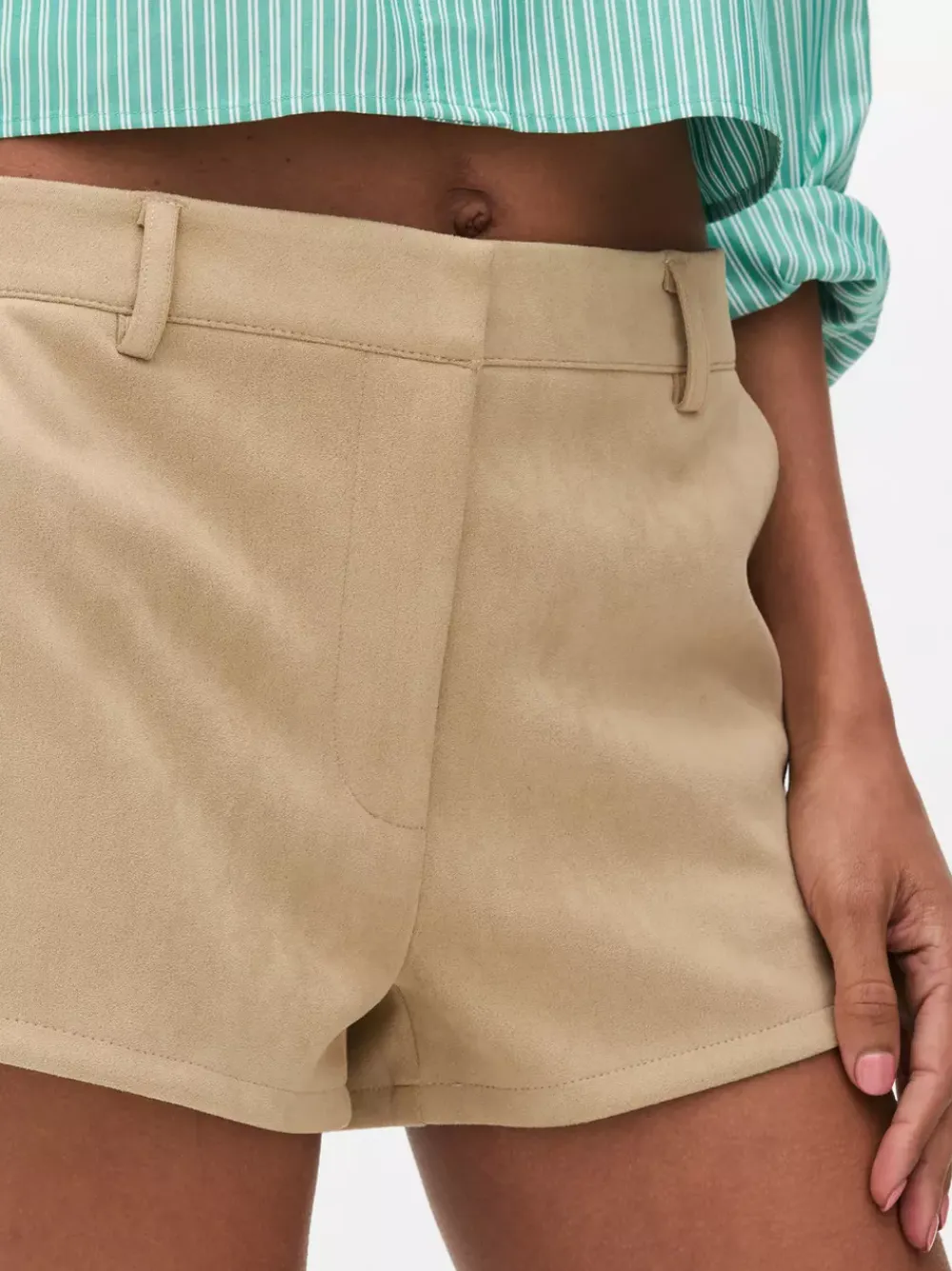 Primark Szorty<Szorty ze sztucznego zamszu