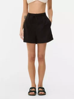Primark Szorty<Szorty z mieszanki bawełny z wiązaniem