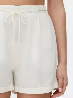 Primark Szorty<Szorty z mieszanki bawełny z wiązaniem