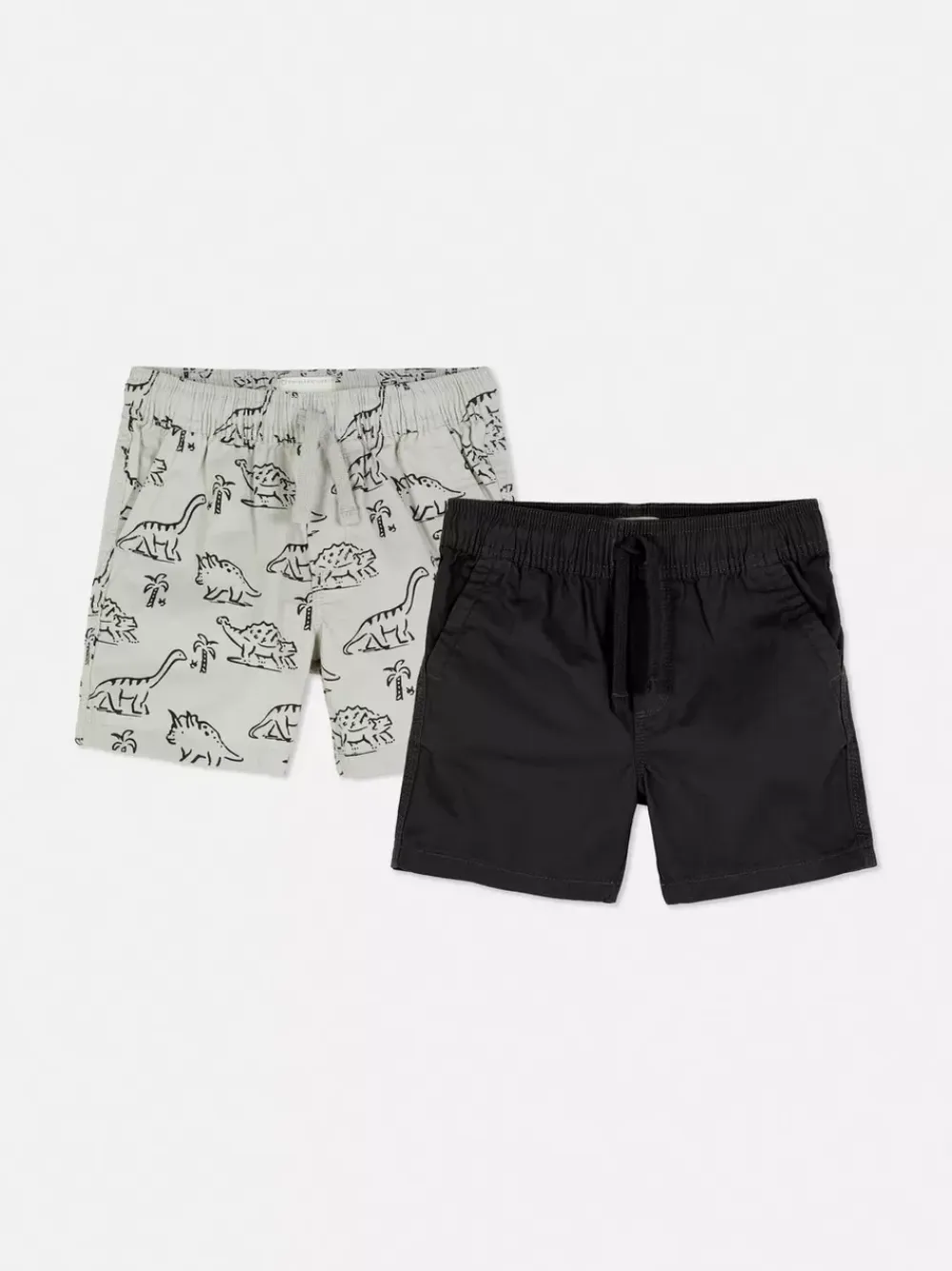 Dzieci Primark Szorty<Szorty z tkaniny ściągane sznurkiem, 2 pary