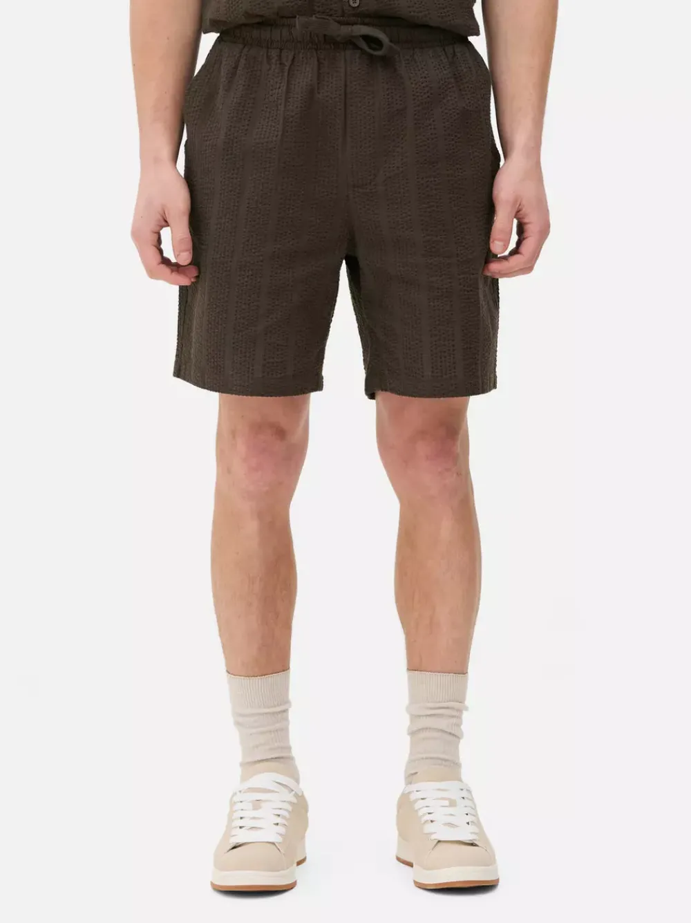Primark Szorty<Szorty z tkaniny seersucker, część zestawu
