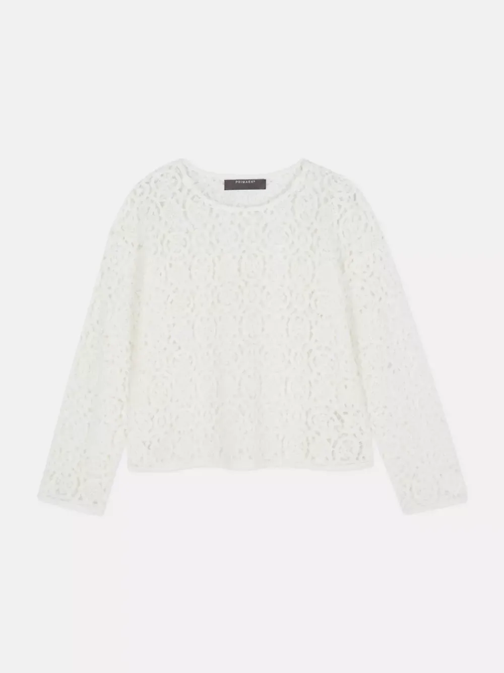 Primark Topy I T-Shirty<Szydełkowa bluzka z długim rękawem