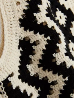 Primark Topy I T-Shirty<Szydełkowa kamizelka w zygzaki, część zestawu