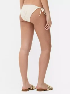 Primark Stroje Kąpielowe I Plażowe<Szydełkowy dół od bikini z wiązaniem