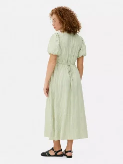Primark Sukienki<Teksturowana sukienka midi na guziki