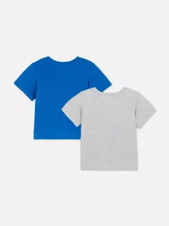 Primark Topy I T-Shirty<Teksturowane koszulki z okrągłym dekoltem, 2 szt.