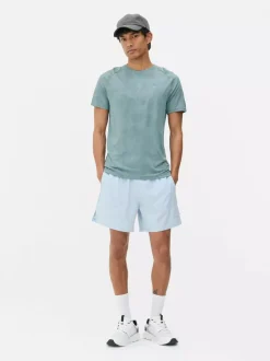 Primark Odzież Sportowa I Domowa|Topy I T-Shirty<Teksturowany T-shirt treningowy