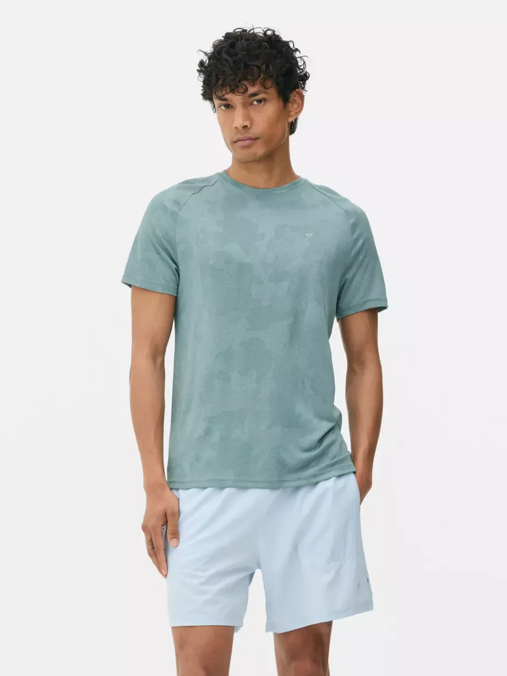 Primark Odzież Sportowa I Domowa|Topy I T-Shirty<Teksturowany T-shirt treningowy