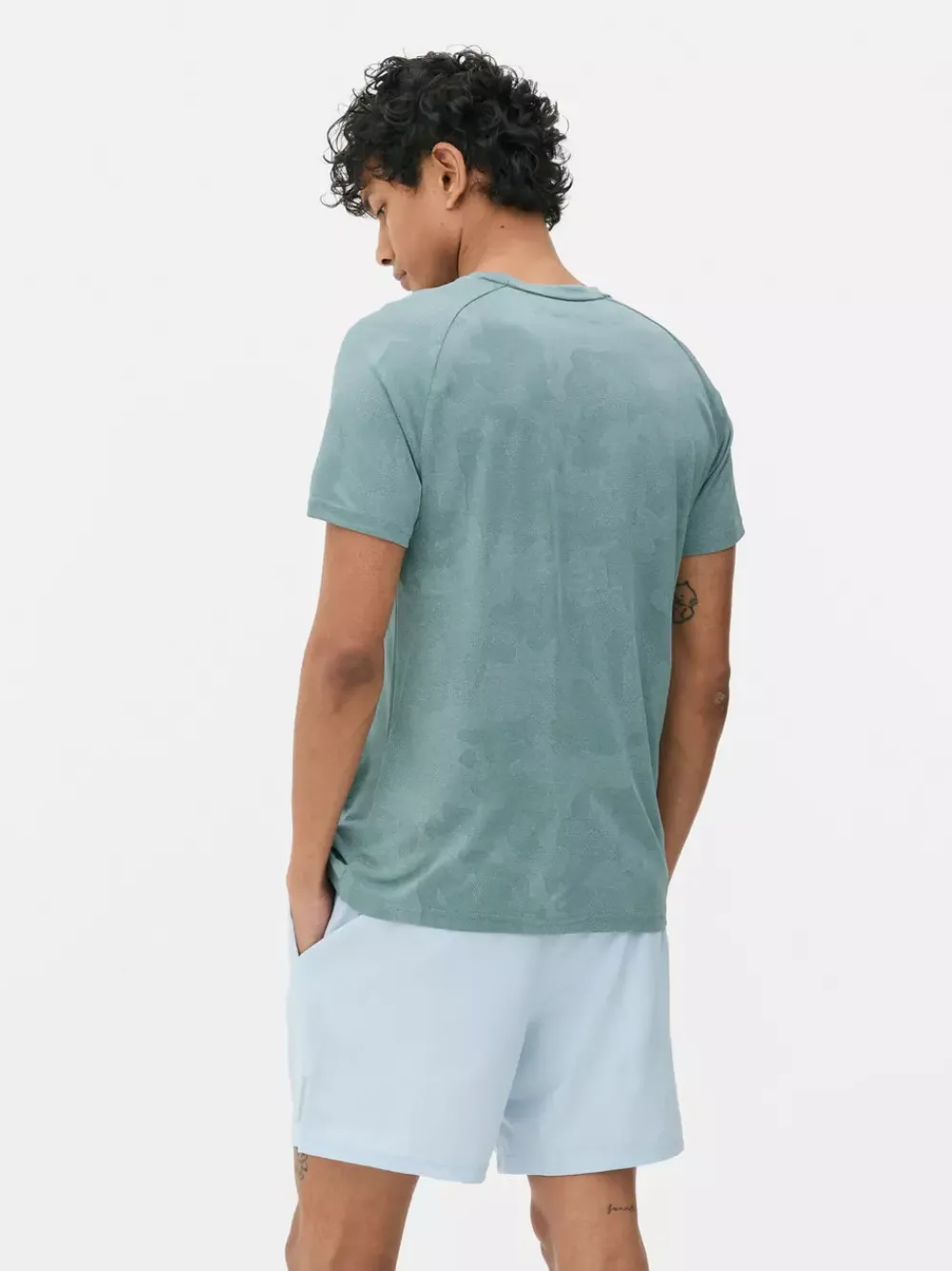 Primark Odzież Sportowa I Domowa|Topy I T-Shirty<Teksturowany T-shirt treningowy