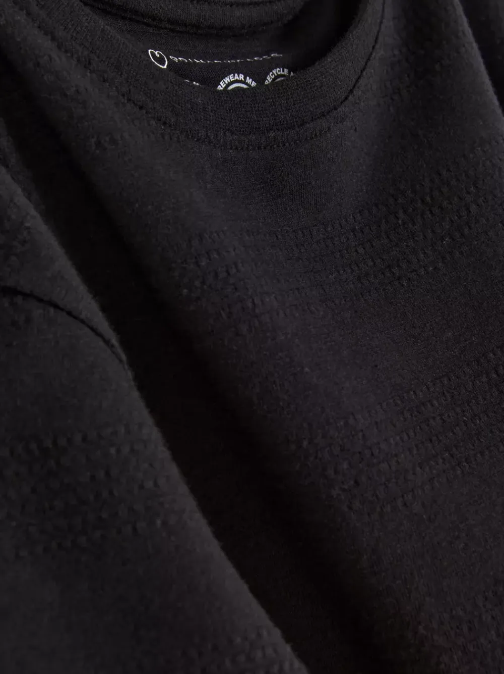 Dzieci Primark Topy I T-Shirty<Teksturowany T-shirt z okrągłym dekoltem