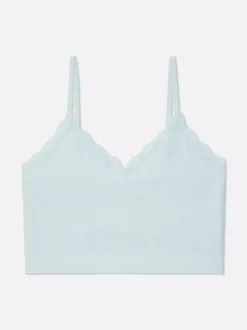 Primark Góry Od Piżamy<Top na ramiączkach z koronkowym obszyciem