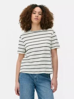 Primark Topy I T-Shirty<Top z krótkim rękawem i teksturowanymi paskami