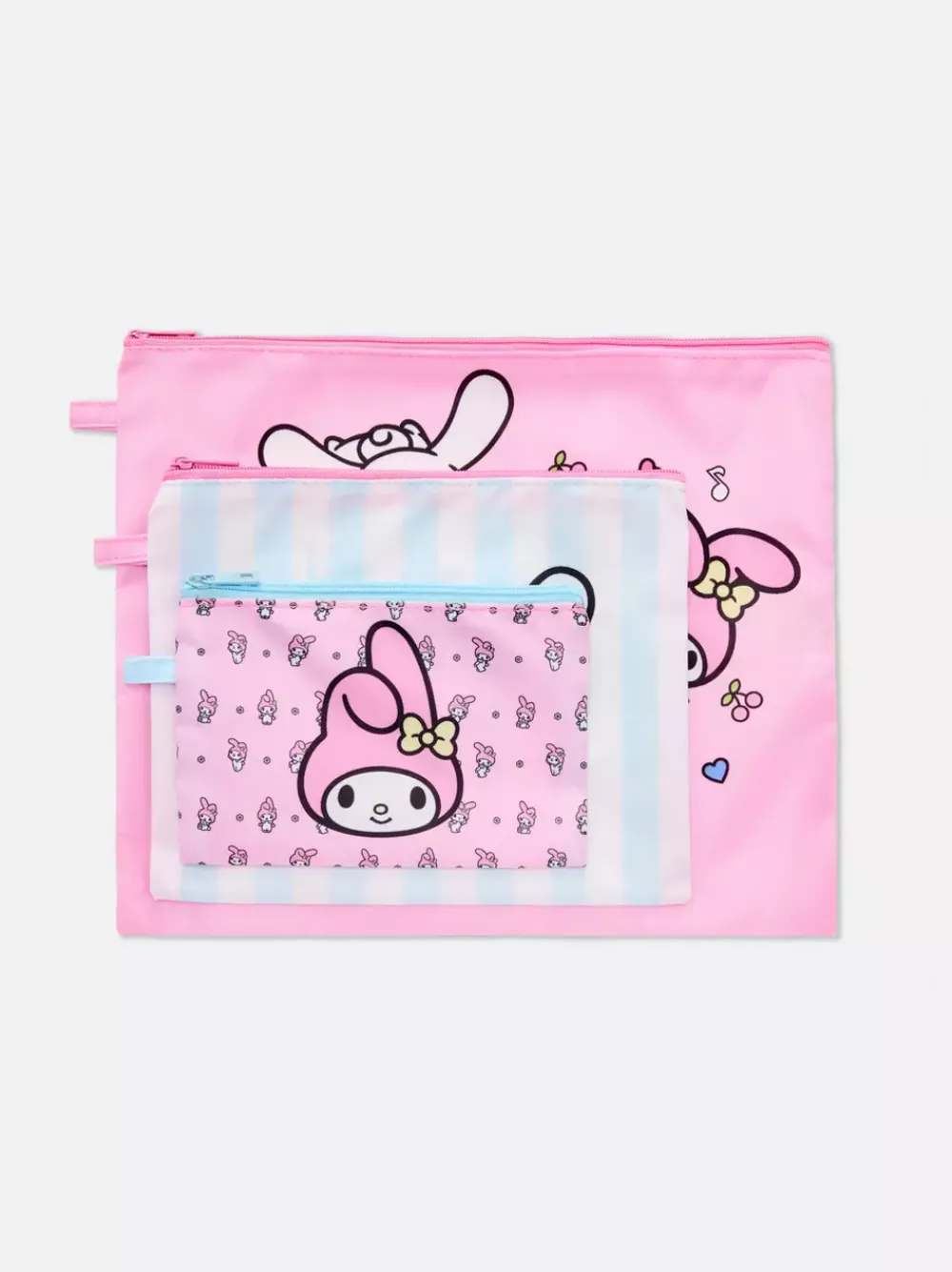 Primark Akcesoria Podróżnicze<Torebki z motywem Hello Kitty i przyjaciół, 3 szt.