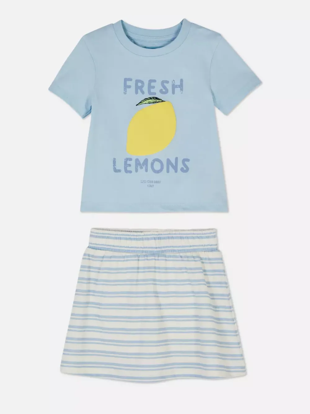 Primark Komplety I Gotowe Stroje<T-shirt i spódnico-szorty z nadrukiem, zestaw
