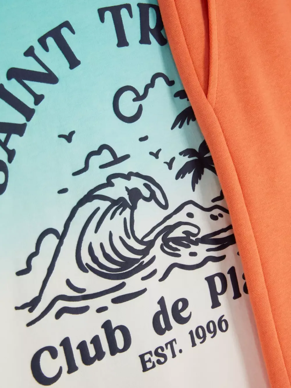 Dzieci Primark Komplety I Gotowe Stroje<T-shirt i szorty Saint Tropez z efektem ombre