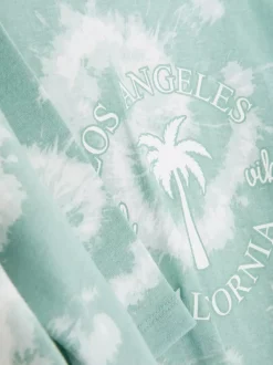 Dzieci Primark Komplety I Gotowe Stroje<T-shirt i szorty z efektem tie-dye Los Angeles