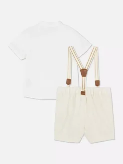 Primark Komplety I Gotowe Stroje<T-shirt i szorty z szelkami, komplet
