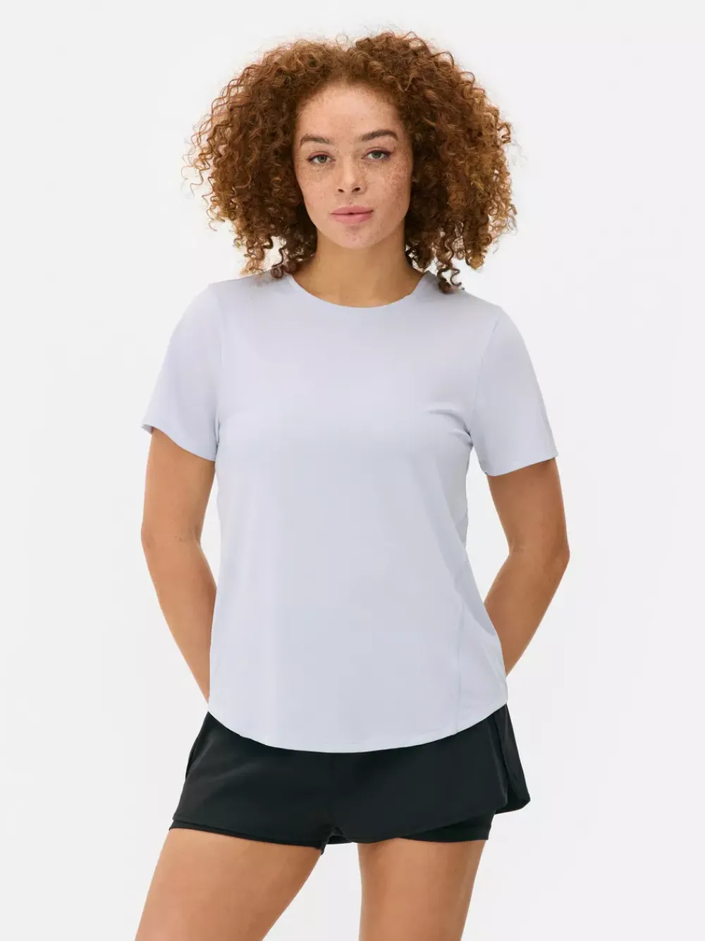 Primark Odzież Domowa I Na Siłownię|Topy I T-Shirty<T-shirt na siłownię z okrągłym dekoltem