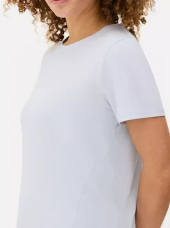 Primark Odzież Domowa I Na Siłownię|Topy I T-Shirty<T-shirt na siłownię z okrągłym dekoltem