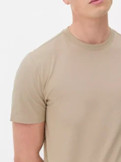 Primark Topy I T-Shirty<T-shirt o kroju slim fit w jednolitym kolorze