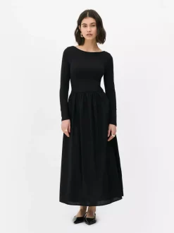 Primark Sukienki<T-shirtowa sukienka midi 2 w 1