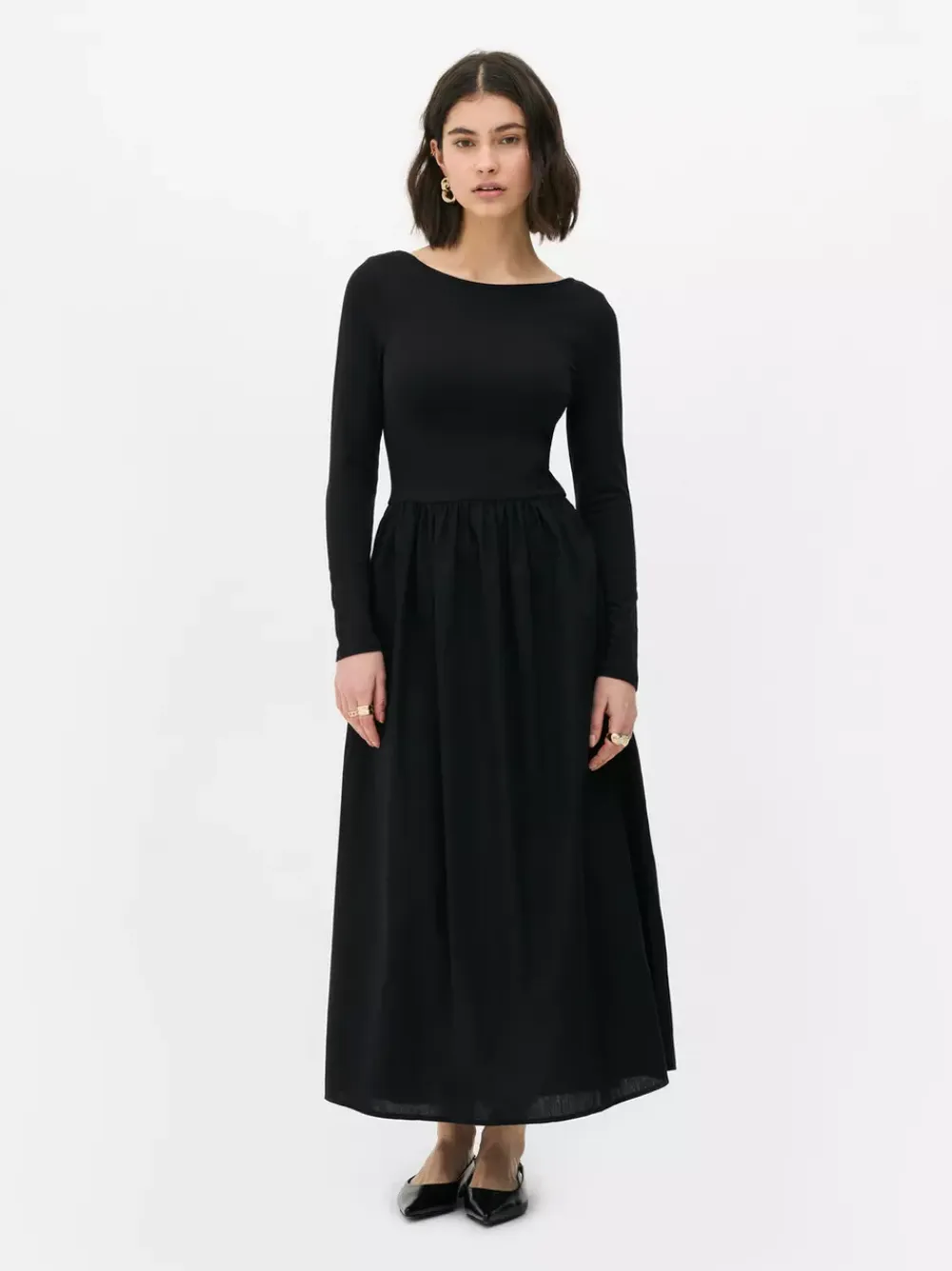Primark Sukienki<T-shirtowa sukienka midi 2 w 1