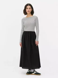 Primark Sukienki<T-shirtowa sukienka midi 2 w 1