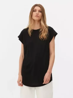 Primark Topy I T-Shirty<T-shirt o wydłużonym kroju Essential