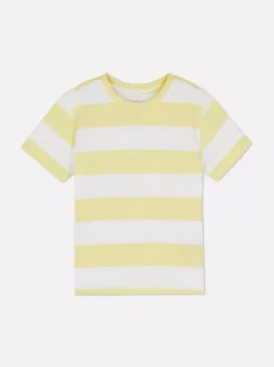 Dzieci Primark Topy I T-Shirty<T-shirt w paski o nieregularnym splocie