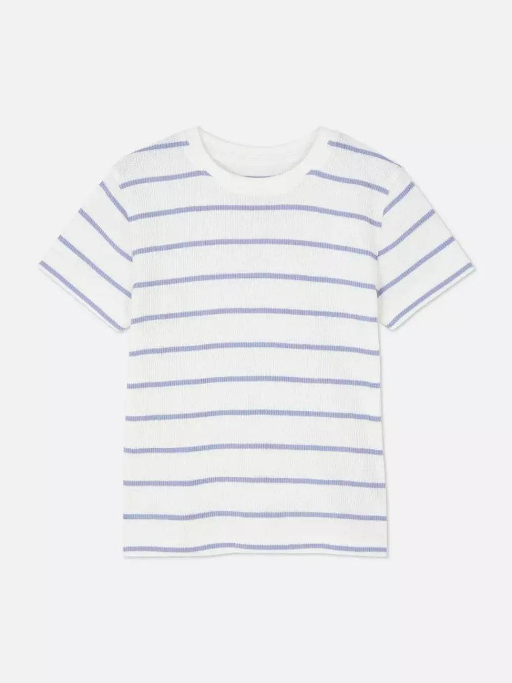 Dzieci Primark Topy I T-Shirty<T-shirt w paski o waflowej fakturze