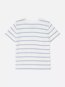 Dzieci Primark Topy I T-Shirty<T-shirt w paski o waflowej fakturze
