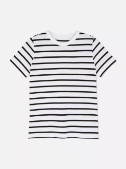 Primark Topy I T-Shirty<T-shirt w paski z krótkim rękawem