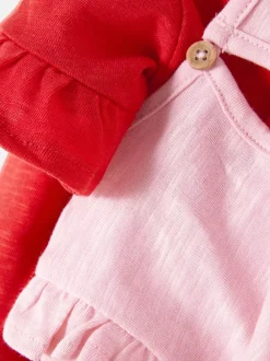 Primark Topy I T-Shirty<T-shirty wykończone falbankami, 2 szt.