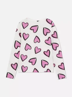 Dzieci Primark Topy I T-Shirty<T-shirt z długim rękawem i nadrukiem