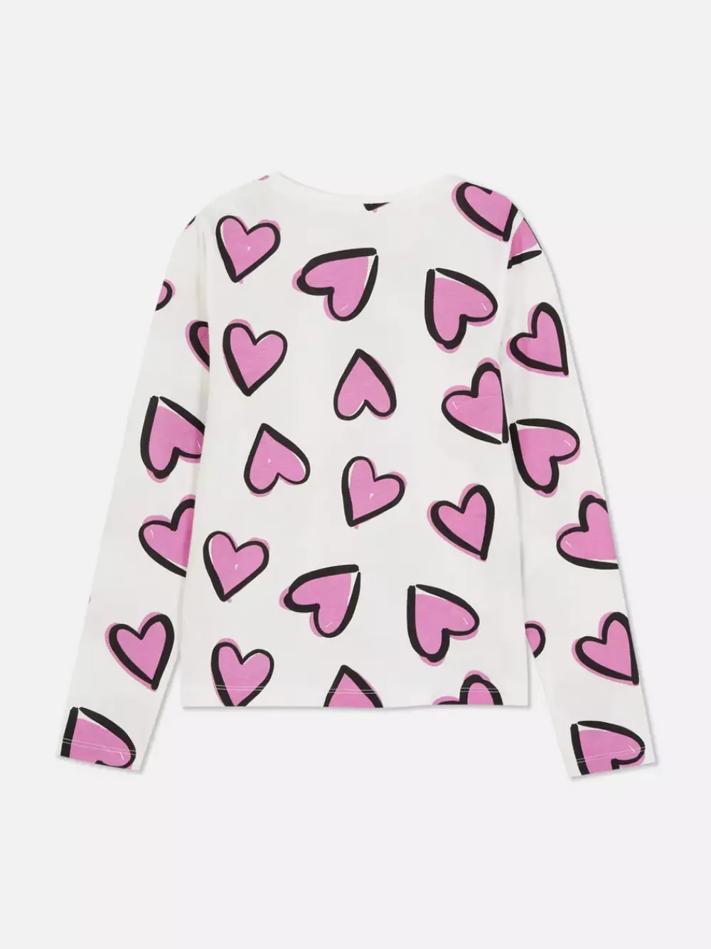 Dzieci Primark Topy I T-Shirty<T-shirt z długim rękawem i nadrukiem