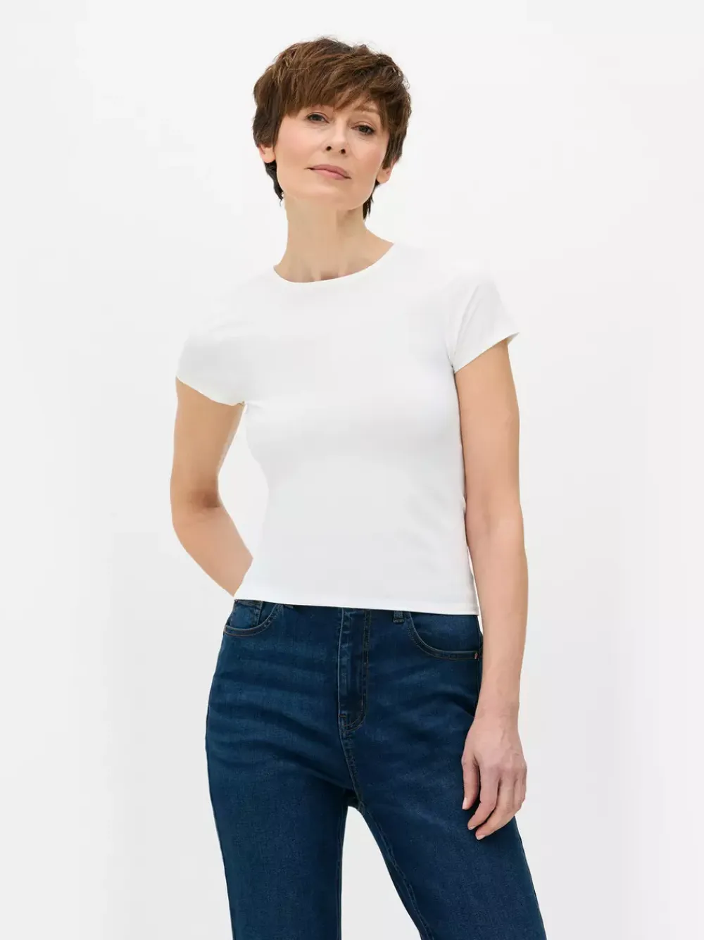 Primark Topy I T-Shirty<T-shirt z efektem drugiej skóry