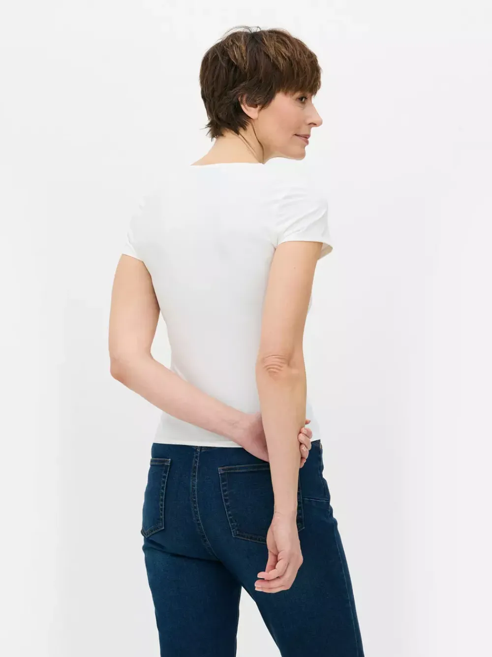 Primark Topy I T-Shirty<T-shirt z efektem drugiej skóry