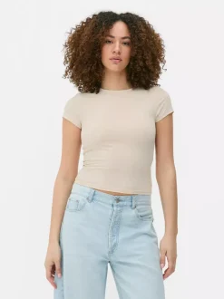 Primark Topy I T-Shirty<T-shirt z efektem drugiej skóry