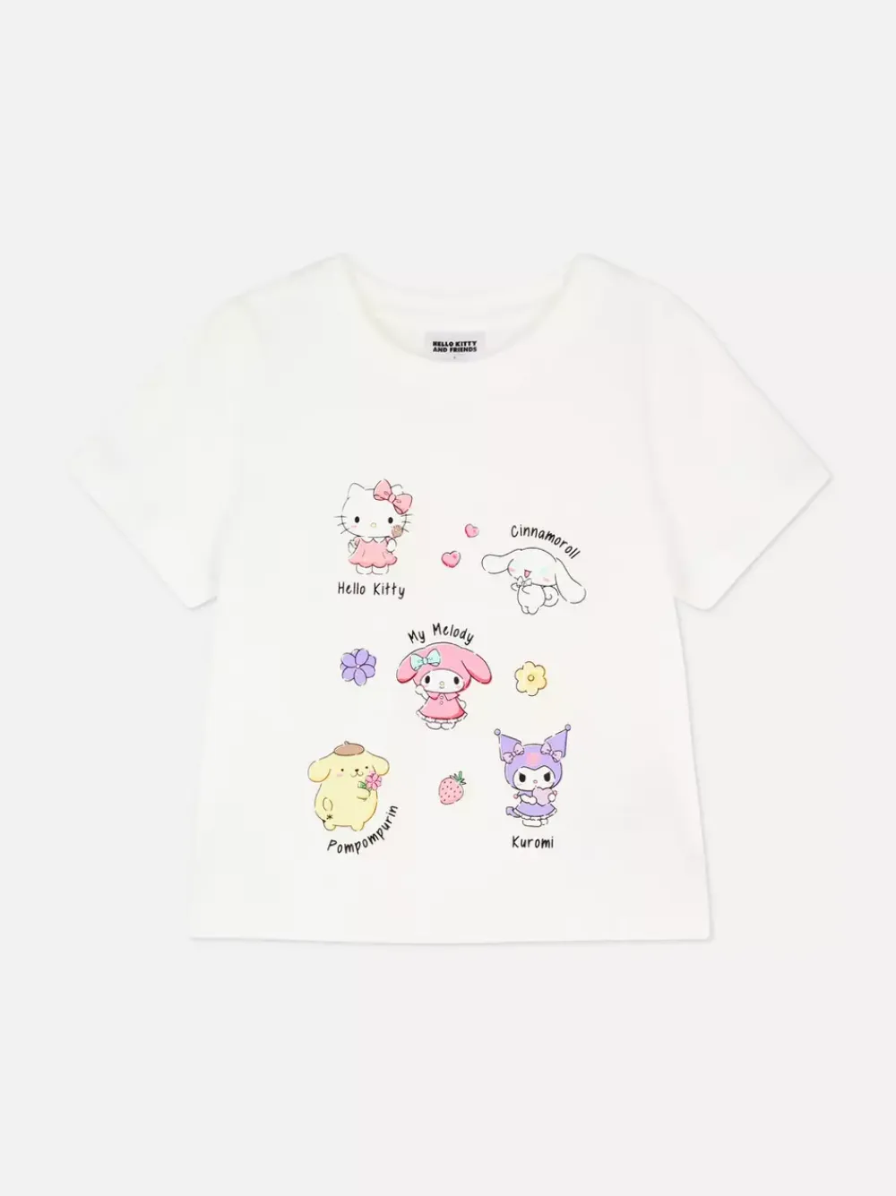 Dzieci Primark Topy I T-Shirty<T-shirt z krótkim rękawem, Hello Kitty i przyjaciele