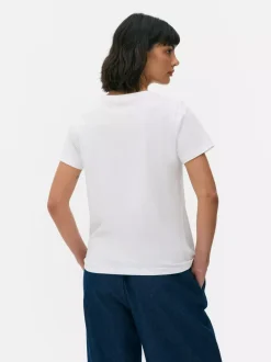 Primark Topy I T-Shirty<T-shirt z krótkim rękawem i dekoltem w serek