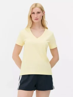Primark Topy I T-Shirty<T-shirt z krótkim rękawem i dekoltem w serek