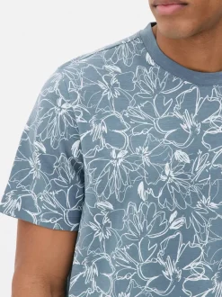 Primark Topy I T-Shirty<T-shirt z krótkim rękawem i kwiecistym nadrukiem