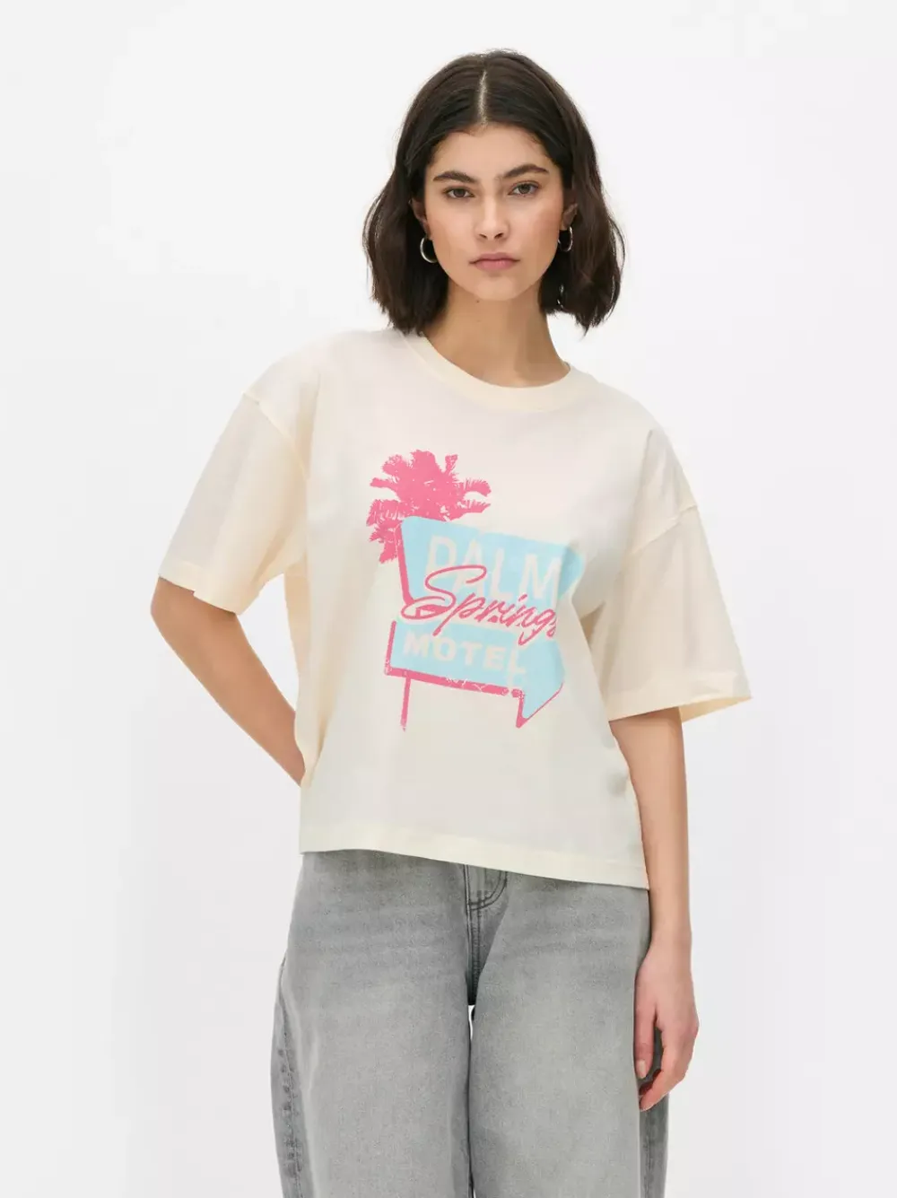 Primark Topy I T-Shirty<T-shirt z krótkim rękawem i nadrukiem